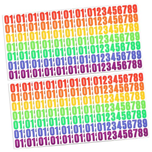 Beatifufu 16 Blatt Bunte Zahlenaufkleber Groß Selbstklebende Wasserfeste Vinyl-nummernsticker für Scrapbooking Journal Planer und DIY Klare Haftende Nummernaufkleber für Vielseitige Beatifufu 16 Blatt Bunte Zahlenaufkleber Groß Selbstklebende Wasserfeste Vinyl-nummernsticker für Scrapbooking Journal Planer und DIY Klare Haftende Nummernaufkleber für Vielseitige von Beatifufu