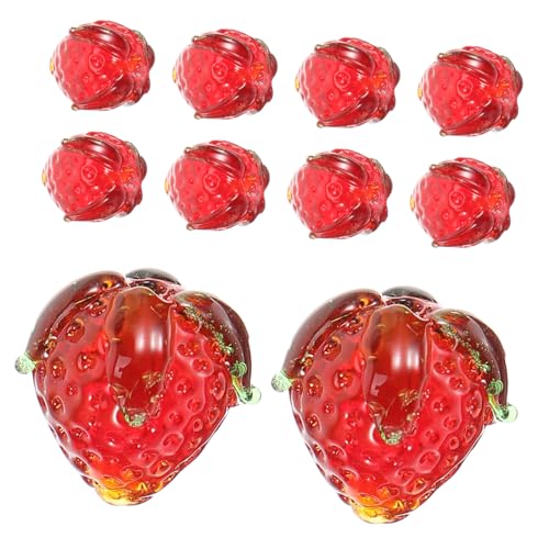 Beatifufu 16 Stück Teiliges Erdbeer anhänger Langlebigem Glas Realistische Rot Glänzende Schmuckcharms für DIY Armbänder Halsketten Ohrringe Bastelmaterialien für Individuellen Schmuck Beatifufu 16 Stück Teiliges Erdbeer anhänger Langlebigem Glas Realistische Rot Glänzende Schmuckcharms für DIY Armbänder Halsketten Ohrringe Bastelmaterialien für Individuellen Schmuck von Beatifufu