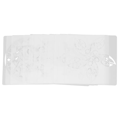 Beatifufu 16 Stück Teiliges Mandala Pet Malvorlagen Wiederverwendbare Fein Gearbeitete Schablonen mit Glatten Kanten für DIY Malerei Scrapbooking Stoff Wanddekoration Kreativ und Sicher für von Beatifufu
