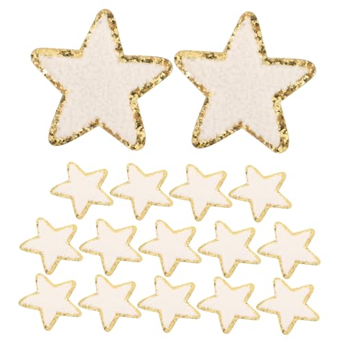 Beatifufu 16 Stück Teiliges Stick-patches Fünfzipfelsterne mit Goldglänzendem Paillettenrand Selbstklebende Bestickte Applikationen zum Aufnähen für Jacken Kleidung Hüte Rucksäcke Beatifufu 16 Stück Teiliges Stick-patches Fünfzipfelsterne mit Goldglänzendem Paillettenrand Selbstklebende Bestickte Applikationen zum Aufnähen für Jacken Kleidung Hüte Rucksäcke von Beatifufu