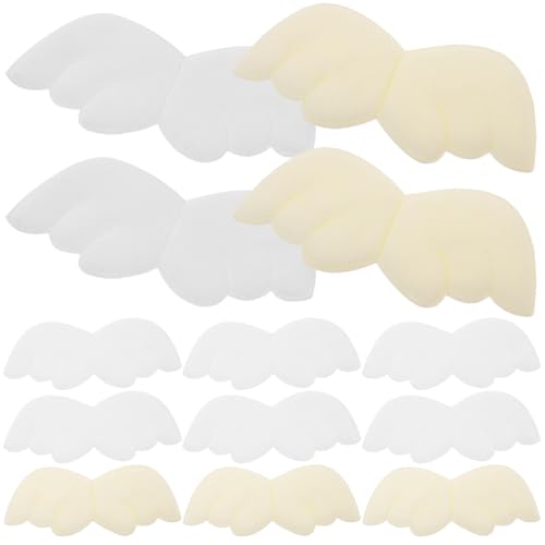 Beatifufu 16Stücke Engel Patch Aufkleber Weichem Plüsch Dekoratives Bekleidungszubehör für Kleidung Schuhe Taschen und Langlebig zum Abdecken von Flecken von Beatifufu