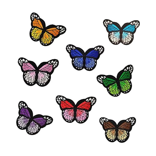 Beatifufu 16Stücke Teiliges Bunter Patches Gestickte Applikationen zum Aufbügeln Vielseitige Rosen Designs für DIY Projekte für Kleidung und Textilien von Beatifufu