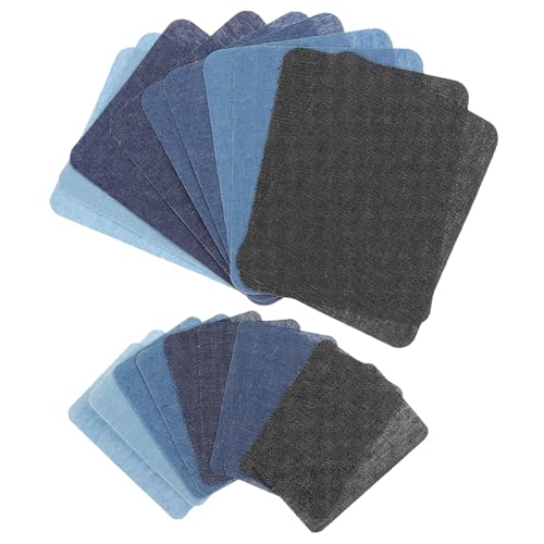 Beatifufu 18 Stück Teiliges Bügelpatch Jeansflicken zum Aufbügeln Strapazierfähige Stoffreparatur für Kleidung Vielseitige DIY Applikationen für Hosen Taschen Hüte Einfache Anwendung und Beatifufu 18 Stück Teiliges Bügelpatch Jeansflicken zum Aufbügeln Strapazierfähige Stoffreparatur für Kleidung Vielseitige DIY Applikationen für Hosen Taschen Hüte Einfache Anwendung und von Beatifufu