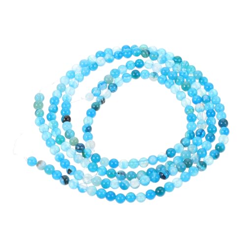 Beatifufu 180 Stück Rund Edelstein Perlen Striped Agate Schmuck Perlen für DIY Bastelperlen Armbänder Halsketten Dekoration Zubehör von Beatifufu