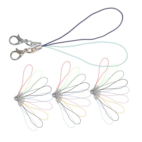 Beatifufu 180 Stück Teiliges Buntes Lobster-karabiner-armband- Vielseitige DIY Schmuck Schlüsselanhänger Zubehör Farbenfrohe Handyhalsbänder mit Karabiner für Charms Taschen und Beatifufu 180 Stück Teiliges Buntes Lobster-karabiner-armband- Vielseitige DIY Schmuck Schlüsselanhänger Zubehör Farbenfrohe Handyhalsbänder mit Karabiner für Charms Taschen und von Beatifufu