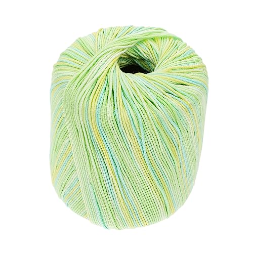 Beatifufu 1Rolle Baumwollhäkeln Garn Langlebiges DIY Strickgarn für Projekte für Kissenbezüge Decken Schals und Sicher und Praktisch für Handarbeiten Beatifufu 1Rolle Baumwollhäkeln Garn Langlebiges DIY Strickgarn für Projekte für Kissenbezüge Decken Schals und Sicher und Praktisch für Handarbeiten von Beatifufu