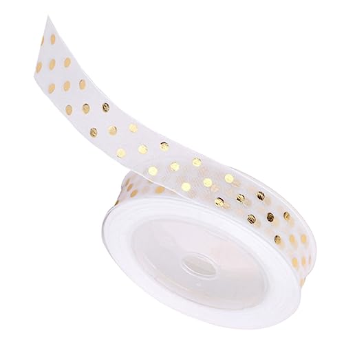 Beatifufu 1Rolle Geschenkband mit Silber Hochwertiges DIY Verpackungsband für Partydekoration und Bastelprojekte Weiß mit Silberpunkten Beatifufu 1Rolle Geschenkband mit Silber Hochwertiges DIY Verpackungsband für Partydekoration und Bastelprojekte Weiß mit Silberpunkten von Beatifufu