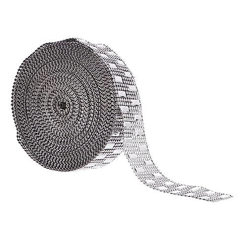 Beatifufu 1Rolle Reihiges Diamantband Bling Mesh Wrap Yards für DIY Bastelbedarf und Festdekoration Hochzeiten Feiertage und Besondere Anlässe Einfach zu Handhaben von Beatifufu