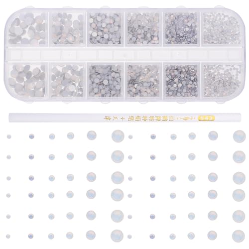 Beatifufu 1Satz Nageldekoration Fächer Edelstein Charms für Nagelkunst Ornamente für DIY Maniküre und Nageldesign für Besondere Anlässe Wie Hochzeiten von Beatifufu