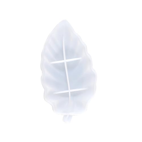 Beatifufu 1Stück DIY Silikonform für Blattplatte Wiederverwendbare Epoxidharz Gießform Dekorative Fruchtschalenform Gesundes Material für Projekte und von Beatifufu