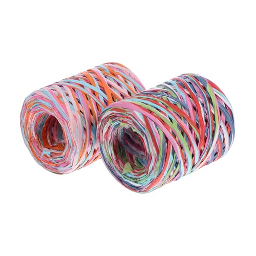 Beatifufu 2 Rollen Farbiges Raffia Papier Geschenkband Langlebiges Bastband für Geschenkverpackung DIY Bastelprojekte Partydekoration Rot Blau Grün Beatifufu 2 Rollen Farbiges Raffia Papier Geschenkband Langlebiges Bastband für Geschenkverpackung DIY Bastelprojekte Partydekoration Rot Blau Grün von Beatifufu
