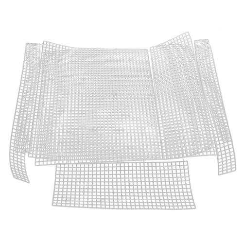 Beatifufu 2 Sätze DIY Kunststoff Geflecht Taschenplatten Glatte Kanten Vielseitig für Stricken Häkeln Stickerei Handtaschenherstellung Stilvolles Design Kreative Geschenkideen von Beatifufu