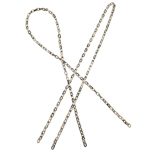 Beatifufu 2 Stück Acrylkette Teilig Glatt Abnehmbar Schmuckkette DIY Bastelketten für Handtaschen Crossbody Bags Gold und Marmor Vielseitig für Taschenriemen und Schmuckherstellung Beatifufu 2 Stück Acrylkette Teilig Glatt Abnehmbar Schmuckkette DIY Bastelketten für Handtaschen Crossbody Bags Gold und Marmor Vielseitig für Taschenriemen und Schmuckherstellung von Beatifufu