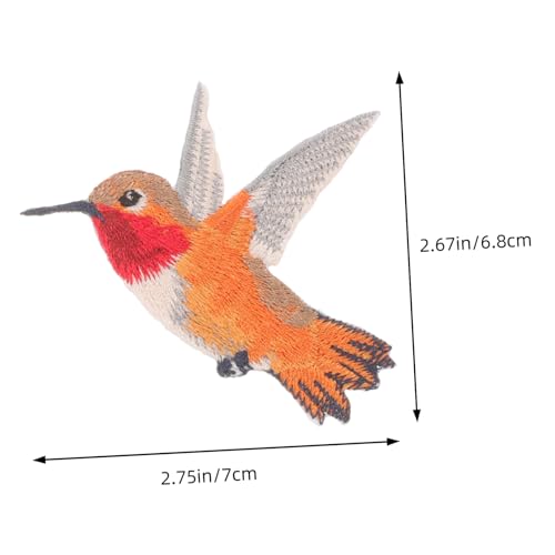 Beatifufu 2 Stück Gestickte Vogel Patches zum Aufbügeln Symmetrische Hummingbird Applikationen DIY Kleidung Dekoration und Reparatur für Taschen Hüte Jeans und Rucksäcke Beatifufu 2 Stück Gestickte Vogel Patches zum Aufbügeln Symmetrische Hummingbird Applikationen DIY Kleidung Dekoration und Reparatur für Taschen Hüte Jeans und Rucksäcke von Beatifufu