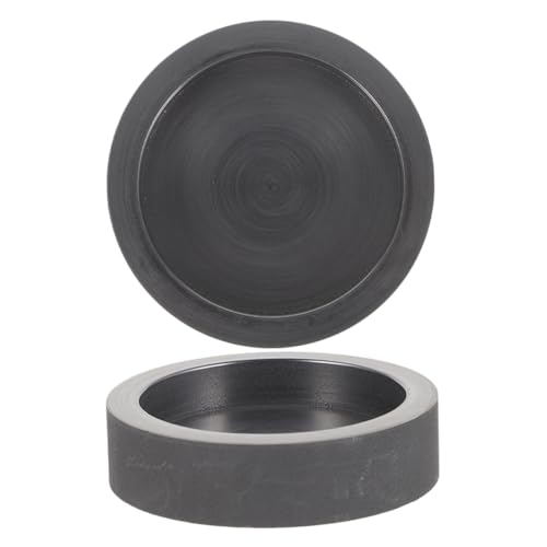 Beatifufu 2 Stück Graphit Schmelzform für Gold Silber und Kupfer Hochtemperatur Gießformen für Industrie und Labor Ømm Langlebig und Chemikalienbeständig von Beatifufu