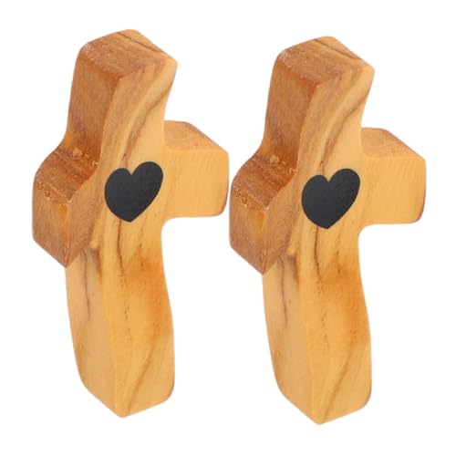 Beatifufu 2 Stück Handgeschnitztes Mini Holzkreuz Daumenkreuz Ergonomisch Kompakt Tragbar Für Gebet Meditation Zuhause Olivenholz Beatifufu 2 Stück Handgeschnitztes Mini Holzkreuz Daumenkreuz Ergonomisch Kompakt Tragbar Für Gebet Meditation Zuhause Olivenholz von Beatifufu