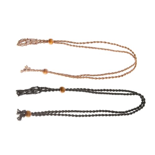 Beatifufu 2 Stück Handgewebte Verstellbare Halskettenhalter aus Natürlichem Dekorative Netzanhänger für DIY Schmuckgestaltung Leichtes Tragegefühl Individueller Stil Beatifufu 2 Stück Handgewebte Verstellbare Halskettenhalter aus Natürlichem Dekorative Netzanhänger für DIY Schmuckgestaltung Leichtes Tragegefühl Individueller Stil von Beatifufu