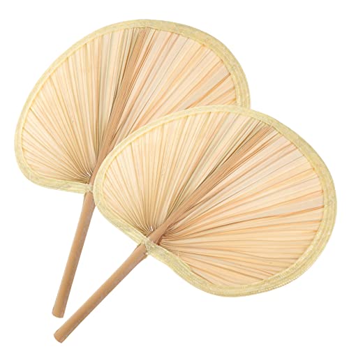Beatifufu 2 Stück Handgewebter Handventilator aus Bananenblatt und Holz Großer Natürlicher Sommerfächer Leicht Langlebig Tragbar für Outdoor Hochzeit Party und Entspannende Kühlung Beatifufu 2 Stück Handgewebter Handventilator aus Bananenblatt und Holz Großer Natürlicher Sommerfächer Leicht Langlebig Tragbar für Outdoor Hochzeit Party und Entspannende Kühlung von Beatifufu
