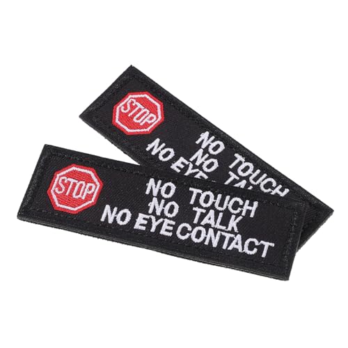 Beatifufu 2 Stück Service hund Aufnäher No Touch Klett Patches Bestickt Weich Wiederverwendbar Für Diensthunde Hundegeschirr Label Komfortabel Und Langlebig Beatifufu 2 Stück Service hund Aufnäher No Touch Klett Patches Bestickt Weich Wiederverwendbar Für Diensthunde Hundegeschirr Label Komfortabel Und Langlebig von Beatifufu