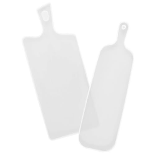 Beatifufu 2 Stück Silikonform Schmucktablett DIY Harzgießform mit Breitem und Schmalem Griff Flexible Langlebige Epoxidharz Gießform für Kreative Schmucktabletts und Bastelprojekte von Beatifufu
