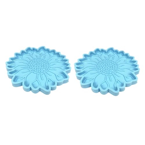 Beatifufu 2 Stück Silikonform Sonnenblume Untersetzer DIY Gießform Flexibel Langlebig für Epoxidharz Kunsthandwerk Praktische Bastelhilfe Einfache Entformung Beatifufu 2 Stück Silikonform Sonnenblume Untersetzer DIY Gießform Flexibel Langlebig für Epoxidharz Kunsthandwerk Praktische Bastelhilfe Einfache Entformung von Beatifufu