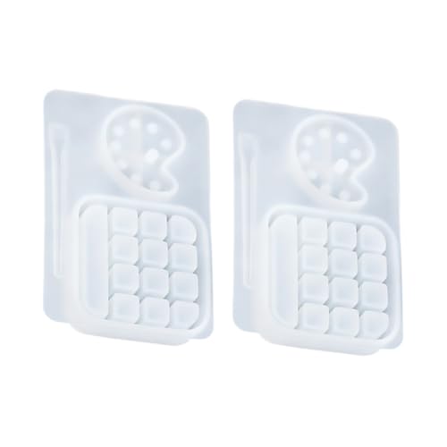 Beatifufu 2 Stück Silikonform für DIY Epoxidharz Gießform Flexible Leicht zu Reinigende Resin Form für Handgemachte Farbschalen für Kreative Bastelprojekte Beatifufu 2 Stück Silikonform für DIY Epoxidharz Gießform Flexible Leicht zu Reinigende Resin Form für Handgemachte Farbschalen für Kreative Bastelprojekte von Beatifufu