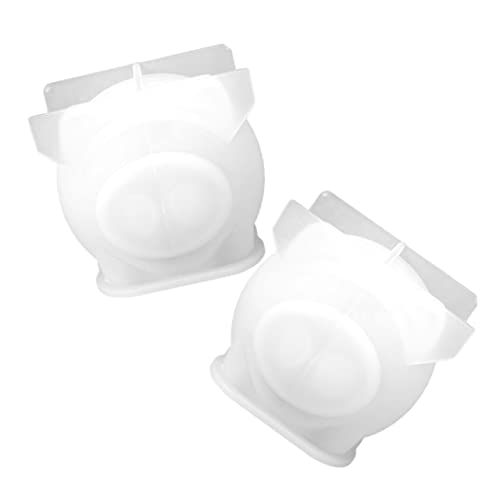 Beatifufu 2 Stück Silikonformen Schwein für Epoxidharz DIY Gießformen für Kreative Bürodekoration Wiederverwendbar Einfach zu Reinigen Details für Tolles Bastelerlebnis von Beatifufu
