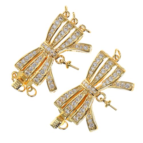 Beatifufu 2 Stück Teiliges Mehrreihiger Schmuckverbinder in Gold Vielseitiger Kettenverschluss für Layering Halsketten und Armbänder Einfach zu Bedienen Geeignet für DIY Schmuck und von Beatifufu