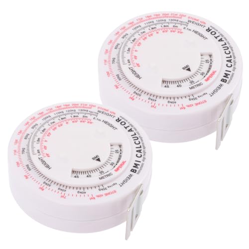 Beatifufu 2 Stück Teiliges Rundes Bmi maßband Leichtes Genaues Körperumfang messband aus Abs pp Tragbares Langlebiges Gesundheitsmaßband für Einfache Bmi Taillenmessung Beatifufu 2 Stück Teiliges Rundes Bmi maßband Leichtes Genaues Körperumfang messband aus Abs pp Tragbares Langlebiges Gesundheitsmaßband für Einfache Bmi Taillenmessung von Beatifufu