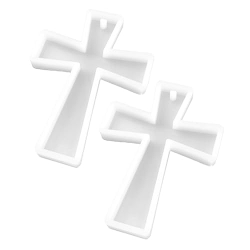 Beatifufu 2 Stück Teiliges Silikon-kreuzform Flexibel und Geruchsneutral für DIY Epoxidharz Schlüsselanhänger Schmuckherstellung mit Glatter Innenfläche für Einfache Entformung und Beatifufu 2 Stück Teiliges Silikon-kreuzform Flexibel und Geruchsneutral für DIY Epoxidharz Schlüsselanhänger Schmuckherstellung mit Glatter Innenfläche für Einfache Entformung und von Beatifufu