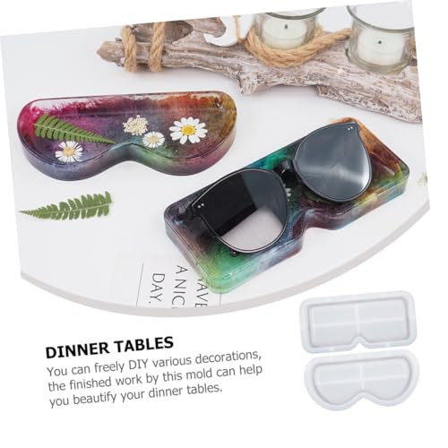 Beatifufu 2 Stück Teiliges Silikonform für Brillentabletts Weiche DIY Gießform für Epoxidharz Leichtes Sicheres Material Vielseitig Gestaltbar mit Glitzer und Farbpigmenten Kompakt und Beatifufu 2 Stück Teiliges Silikonform für Brillentabletts Weiche DIY Gießform für Epoxidharz Leichtes Sicheres Material Vielseitig Gestaltbar mit Glitzer und Farbpigmenten Kompakt und von Beatifufu