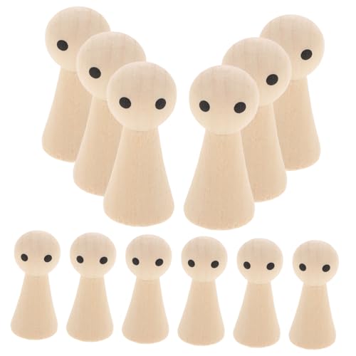 Beatifufu 20 Stück Blank Holzpuppen zum Bemalen Kleine Naturfarbene Holzkegel mit Glatter Oberfläche DIY Bastelfiguren für Eltern Junge Mädchen Aktivitäten Kreative Holzfiguren für Beatifufu 20 Stück Blank Holzpuppen zum Bemalen Kleine Naturfarbene Holzkegel mit Glatter Oberfläche DIY Bastelfiguren für Eltern Junge Mädchen Aktivitäten Kreative Holzfiguren für von Beatifufu
