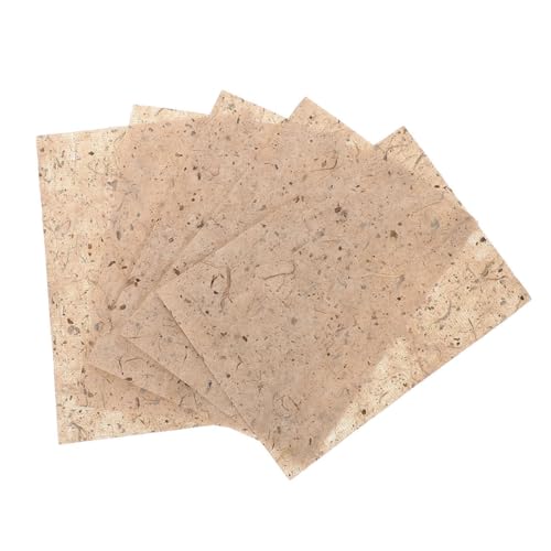 Beatifufu 20 Stück Maulbeerpapier Naturpapier für Decoupage und Kartenherstellung Handgemacht Reißfest Nachhaltig für Scrapbooking Vintage Bastelprojekte und DIY Dekorationen von Beatifufu