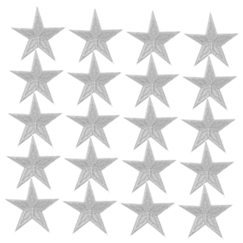 Beatifufu 20 Stück Silberfarbene Stern Aufbügel-patches Bestickte Bügel Nähapplikationen für Kleidung Rucksäcke Hüte Jacken Vielseitige DIY Reparatur Dekorationsaufnäher Beatifufu 20 Stück Silberfarbene Stern Aufbügel-patches Bestickte Bügel Nähapplikationen für Kleidung Rucksäcke Hüte Jacken Vielseitige DIY Reparatur Dekorationsaufnäher von Beatifufu