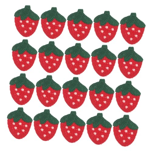Beatifufu 20 Stück Süße Obst Applikationen Bestickte Flicken für Kleidung und Taschen Vielseitige Aufnäher zum Aufnähen für Haaraccessoires und Diy Projekte von Beatifufu