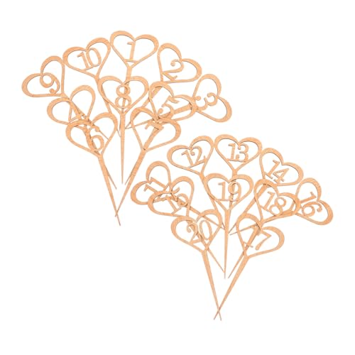 Beatifufu 20 Stück Teiliges Holz Tischnummern mit Herz Ausschnitt Romantische Sitzordnung Hochzeit Klare Tischnummern für Empfang Dekoration Aufstellen Hochzeitsfeier Beatifufu 20 Stück Teiliges Holz Tischnummern mit Herz Ausschnitt Romantische Sitzordnung Hochzeit Klare Tischnummern für Empfang Dekoration Aufstellen Hochzeitsfeier von Beatifufu