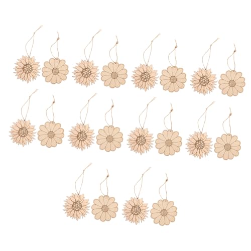 Beatifufu 20 Stück Teiliges Holzblumen dekoholz Sonnenblumenform Holzscheiben mit DIY Bastelmaterial für Bemalen Beschriften und Dekorieren von Türkränzen und Wohnaccessoires Beatifufu 20 Stück Teiliges Holzblumen dekoholz Sonnenblumenform Holzscheiben mit DIY Bastelmaterial für Bemalen Beschriften und Dekorieren von Türkränzen und Wohnaccessoires von Beatifufu