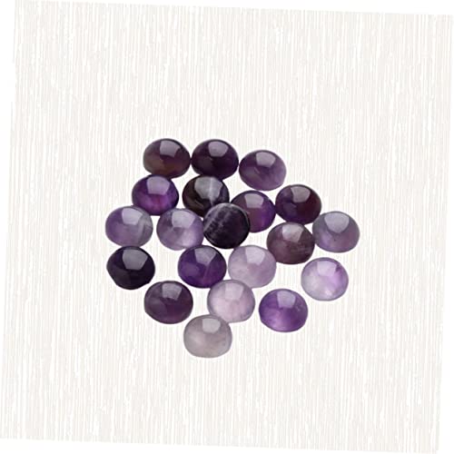 Beatifufu 20 Stück Teiliges Lila Glas Cabochons Flachrund für Schmuckherstellung DIY Schmuckzubehör Vielseitige Dekoration für Uhren Bilder und Bastelarbeiten Beatifufu 20 Stück Teiliges Lila Glas Cabochons Flachrund für Schmuckherstellung DIY Schmuckzubehör Vielseitige Dekoration für Uhren Bilder und Bastelarbeiten von Beatifufu