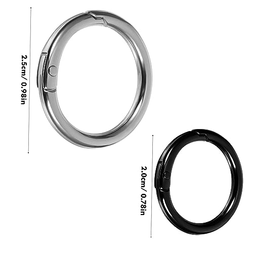 Beatifufu 20 Stück Teiliges Metall Federring Karabiner Clips Innendurchmesser Stabile O Ring Schlüsselanhänger für Schlüssel Geldbörsen Taschen Langlebig und Vielseitig Einsetzbar Beatifufu 20 Stück Teiliges Metall Federring Karabiner Clips Innendurchmesser Stabile O Ring Schlüsselanhänger für Schlüssel Geldbörsen Taschen Langlebig und Vielseitig Einsetzbar von Beatifufu