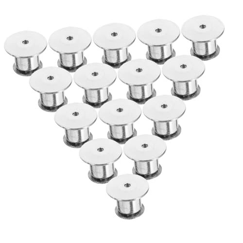 Beatifufu 20 Stück Teiliges Metall Pin verschlüsse Stabile Locking Pin Clasps mit Sicherem Halt Einfach zu Verwenden für Anstecker Namensschilder Bücher Taschen Hüte und Zufällige Farbe von Beatifufu