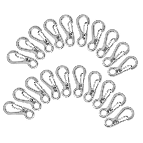 Beatifufu 20 Stück Teiliges Mini Karabiner aus Langlebiger Zinklegierung Kleine Schnellverschluss Clips für Schmuck Schlüsselanhänger und Bastelprojekte Rostfrei Elegantes Design Vielseitig Beatifufu 20 Stück Teiliges Mini Karabiner aus Langlebiger Zinklegierung Kleine Schnellverschluss Clips für Schmuck Schlüsselanhänger und Bastelprojekte Rostfrei Elegantes Design Vielseitig von Beatifufu