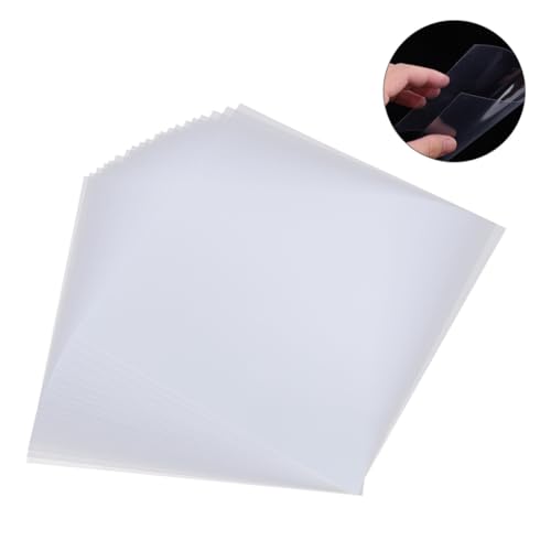 Beatifufu 20 Stück Teiliges Transparentes Bügelpapier Kunststoff Schablonen für DIY Basteln Hitzebeständig Geruchsneutral Leicht und Praktisch für Kinderhandwerk Beatifufu 20 Stück Teiliges Transparentes Bügelpapier Kunststoff Schablonen für DIY Basteln Hitzebeständig Geruchsneutral Leicht und Praktisch für Kinderhandwerk von Beatifufu