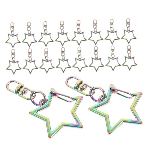 Beatifufu 20 Stück Zinklegierung Stern Schlüsselanhänger Teiliges Drehbarer Karabiner Langlebig und Farbbeständig für DIY Schmuck Taschenanhänger und Rucksack Zubehör Beatifufu 20 Stück Zinklegierung Stern Schlüsselanhänger Teiliges Drehbarer Karabiner Langlebig und Farbbeständig für DIY Schmuck Taschenanhänger und Rucksack Zubehör von Beatifufu