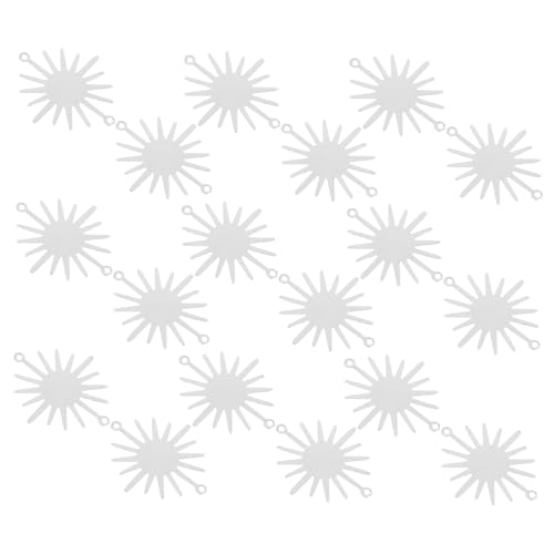 Beatifufu 20 Stück -charm-verbinder, Charms, Glieder, Verbinder, Sonnenförmige Ohrring-anhänger Für Die Schmuckherstellung, Diy-armband, Halskette, Splitter von Beatifufu