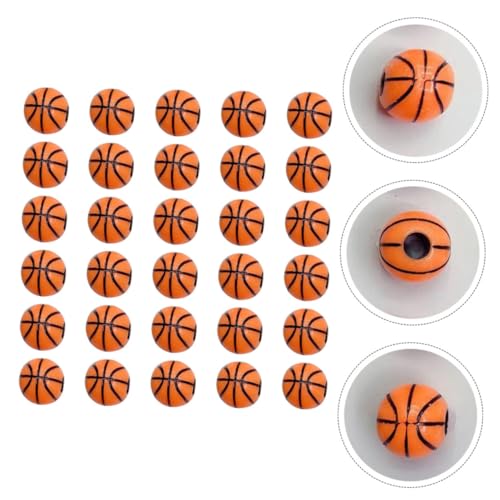Beatifufu 200 Stück Basketball Acrylperlen mit Glatter Oberfläche zum Auffädeln DIY Schmuckherstellung Armbänder Halsketten Bastelperlen Zubehör für Kreative Freundschaftsketten Beatifufu 200 Stück Basketball Acrylperlen mit Glatter Oberfläche zum Auffädeln DIY Schmuckherstellung Armbänder Halsketten Bastelperlen Zubehör für Kreative Freundschaftsketten von Beatifufu