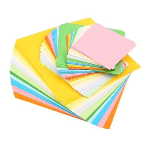 Beatifufu 200 Stück Origami Faltpapier Buntes Bastelpapier für DIY Kunsthandwerk Kindergarten Kreativset Umweltfreundlich Leuchtende Farben für Papierfaltkunst und Bastelprojekte von Beatifufu