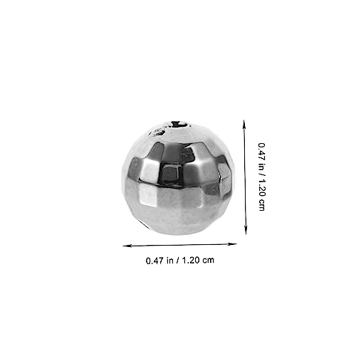 Beatifufu 200 Stück Teiliges Disco Kugel Perlen Facettierte Bastelperlen für Armbänder Schmuckherstellung DIY Handgemachte Halsketten Ohrringe Zubehör von Beatifufu