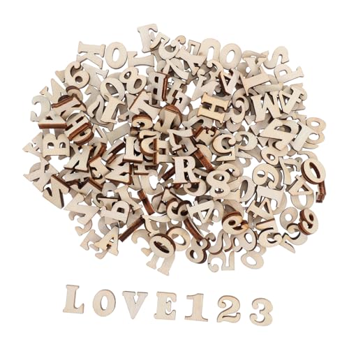 Beatifufu 200 Stück Teiliges Holzbuchstaben und Zahlen aus Naturbelassenem Holz Vielseitig für DIY Bastelprojekte Frühkindliches Lernen und Wohnraumdekoration Langlebig und Sicher für Beatifufu 200 Stück Teiliges Holzbuchstaben und Zahlen aus Naturbelassenem Holz Vielseitig für DIY Bastelprojekte Frühkindliches Lernen und Wohnraumdekoration Langlebig und Sicher für von Beatifufu