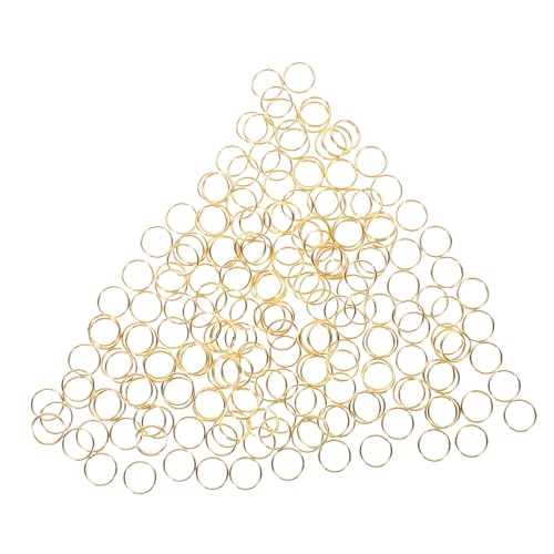 Beatifufu 200 Stück Teiliges Kleine Goldfarbene Metall schlüsselringe Praktische Stabile Schlüsselanhänger ringe für DIY Taschen Rucksäcke und Schlüsselorganisation von Beatifufu