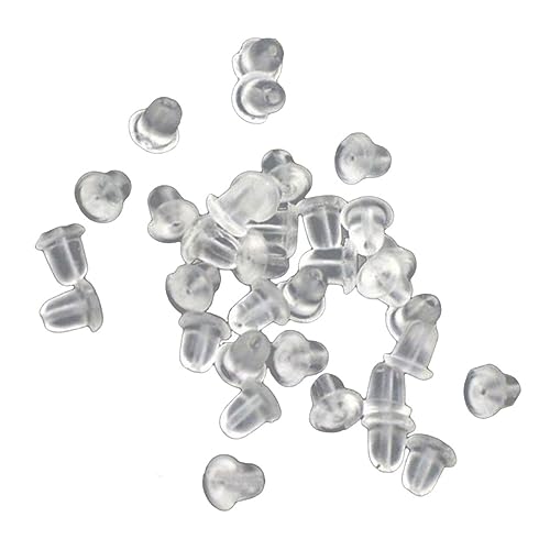 Beatifufu 200 Stück Transparente Plastik ohrstecker verschlüsse Klare Ohrring stopper für Damen Langlebige Leichte Ohrhänger hinterstecker zum Schutz und Stabilisieren von Schmuck Beatifufu 200 Stück Transparente Plastik ohrstecker verschlüsse Klare Ohrring stopper für Damen Langlebige Leichte Ohrhänger hinterstecker zum Schutz und Stabilisieren von Schmuck von Beatifufu